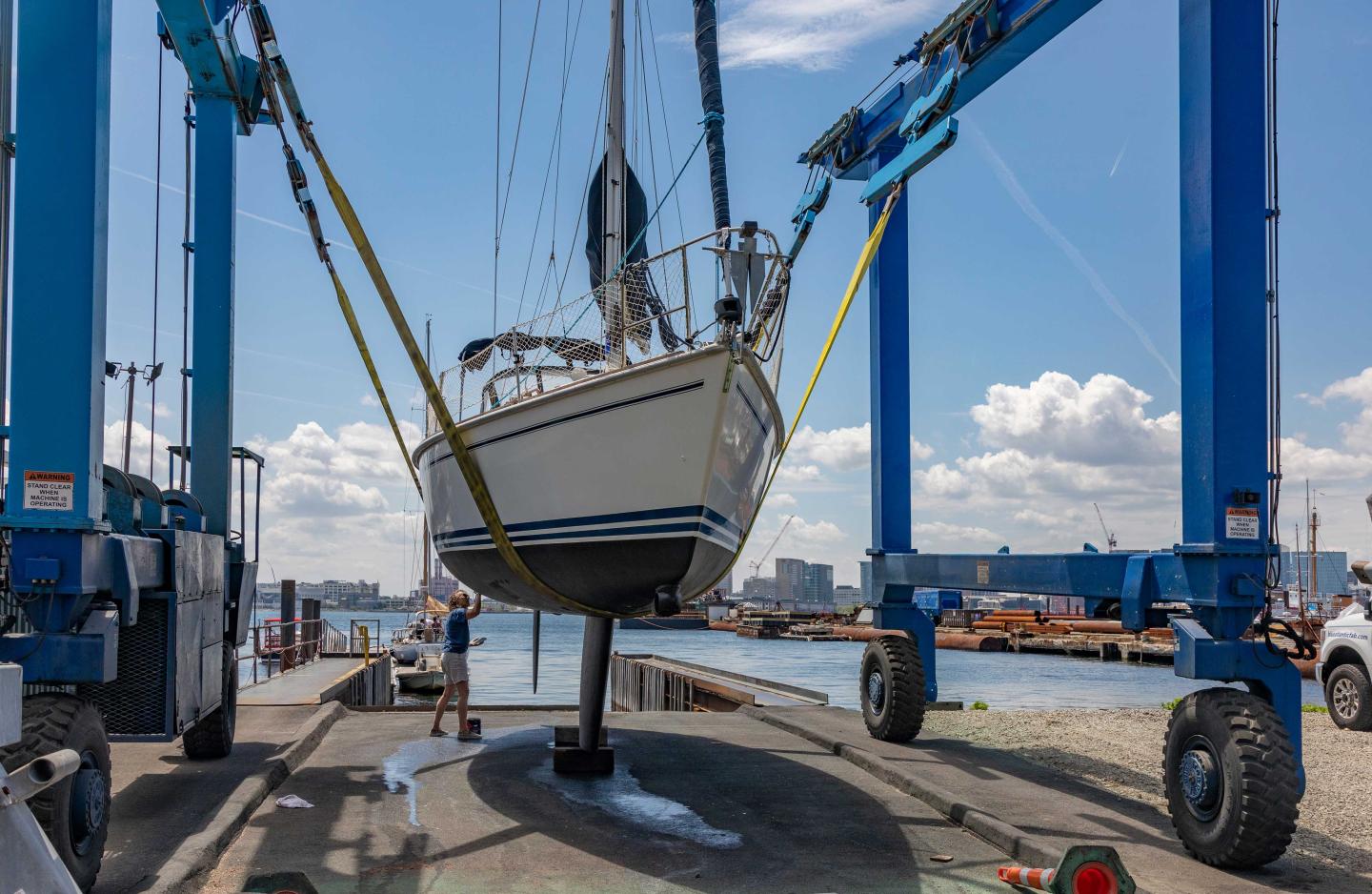 Boat storage at BHSM