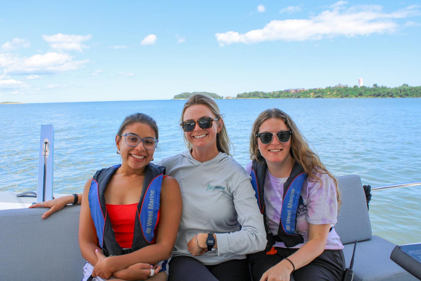 Piers Park Sailing students during Piers to Piers